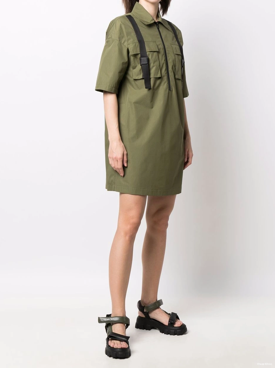 Cheap Women Love dress cotton-blend Moschino zip-up 0421